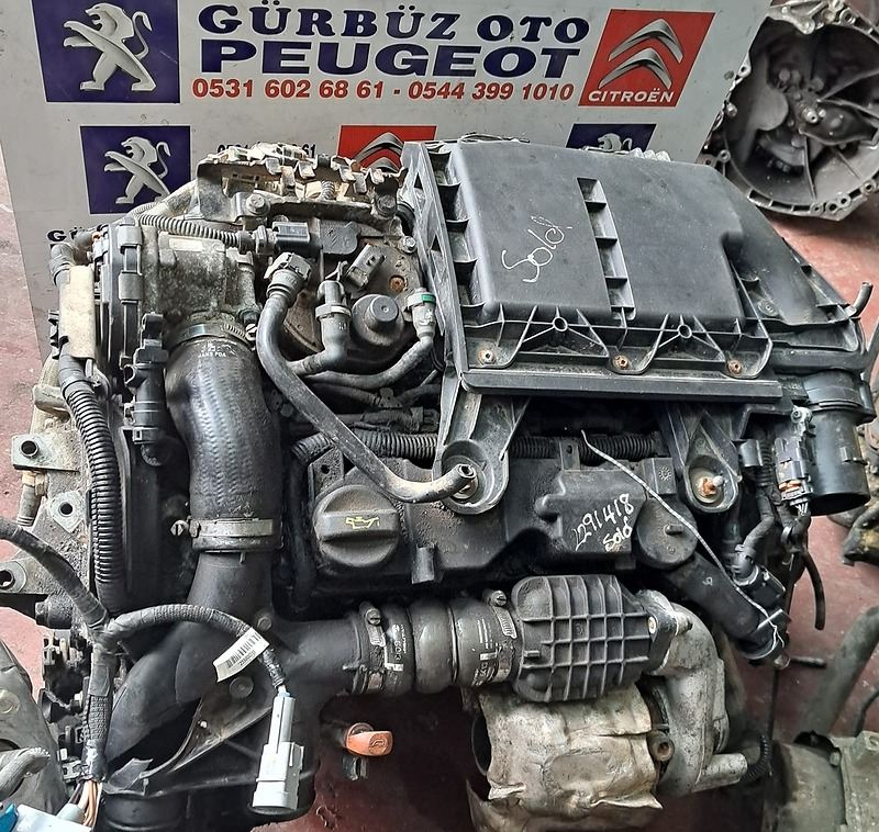 Citroen C-Elysee 1.6 Hdi Euro5 Komple Çıkma Motor